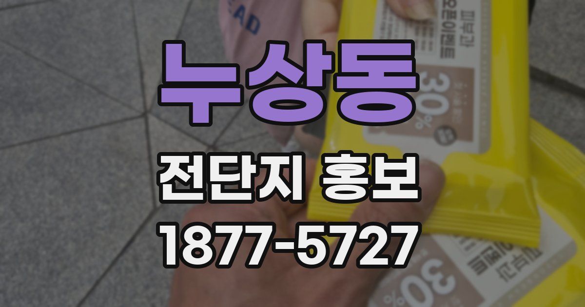 누상동 전단지 홍보