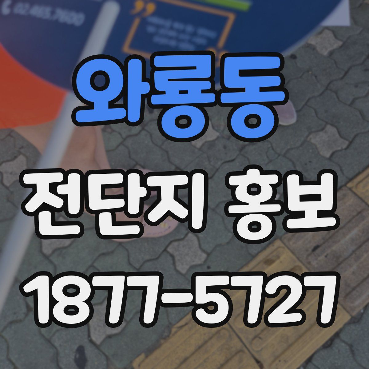 와룡동 전단지 홍보