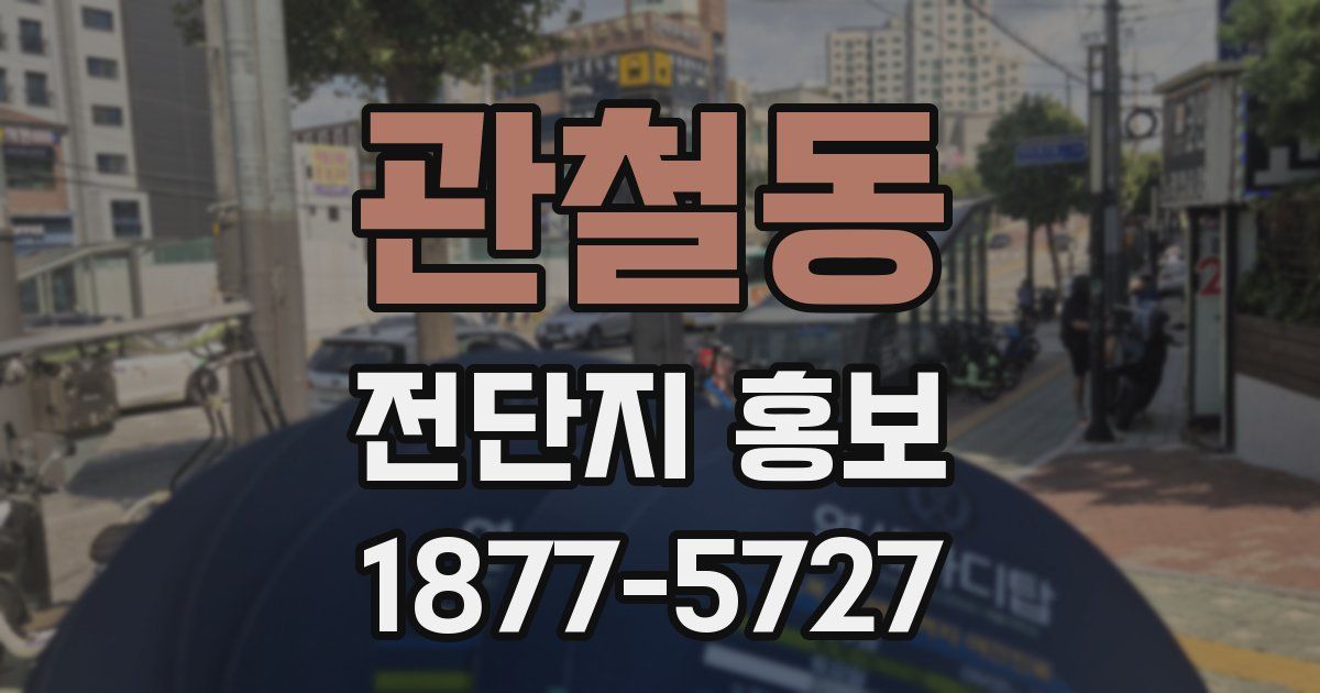 관철동 전단지 홍보