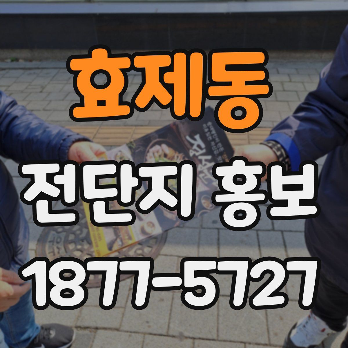 효제동 전단지 홍보