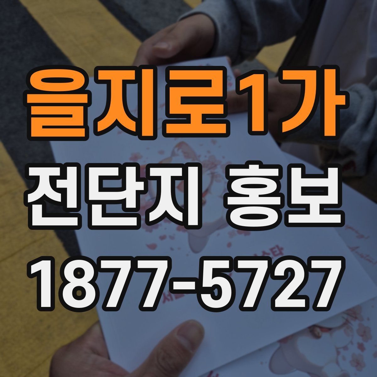을지로1가 전단지 홍보