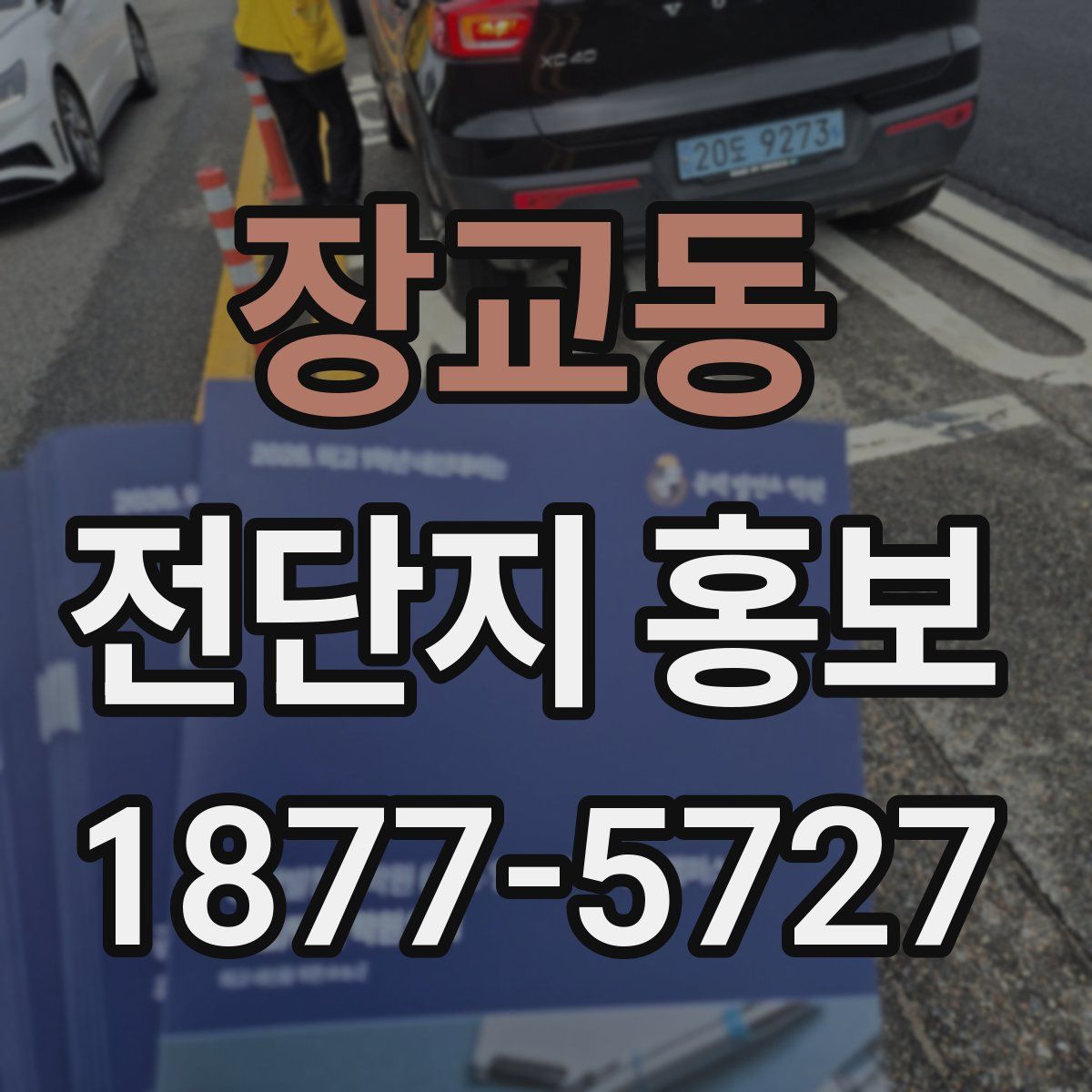 장교동 전단지 홍보