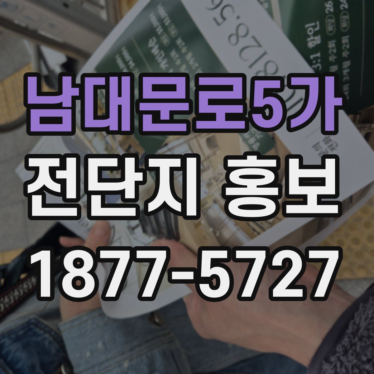 남대문로5가 전단지 홍보