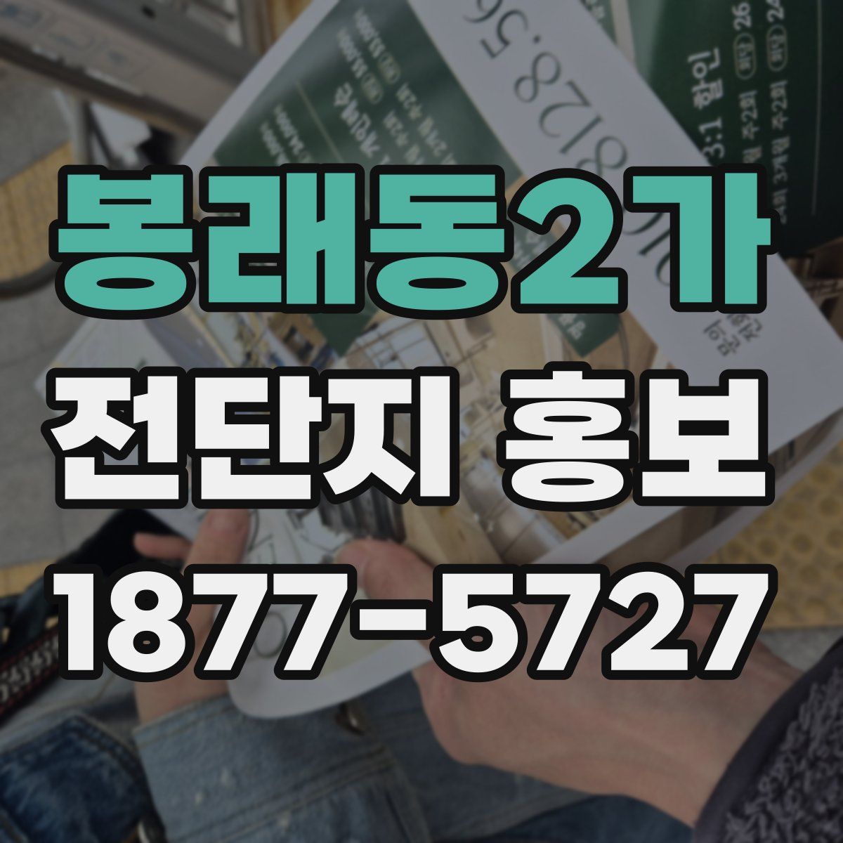 봉래동2가 전단지 홍보