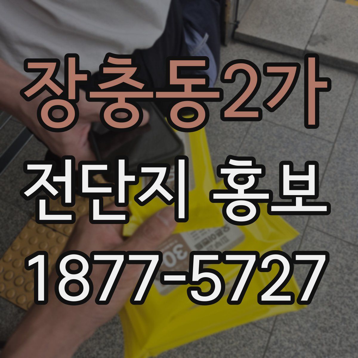 장충동2가 전단지 홍보