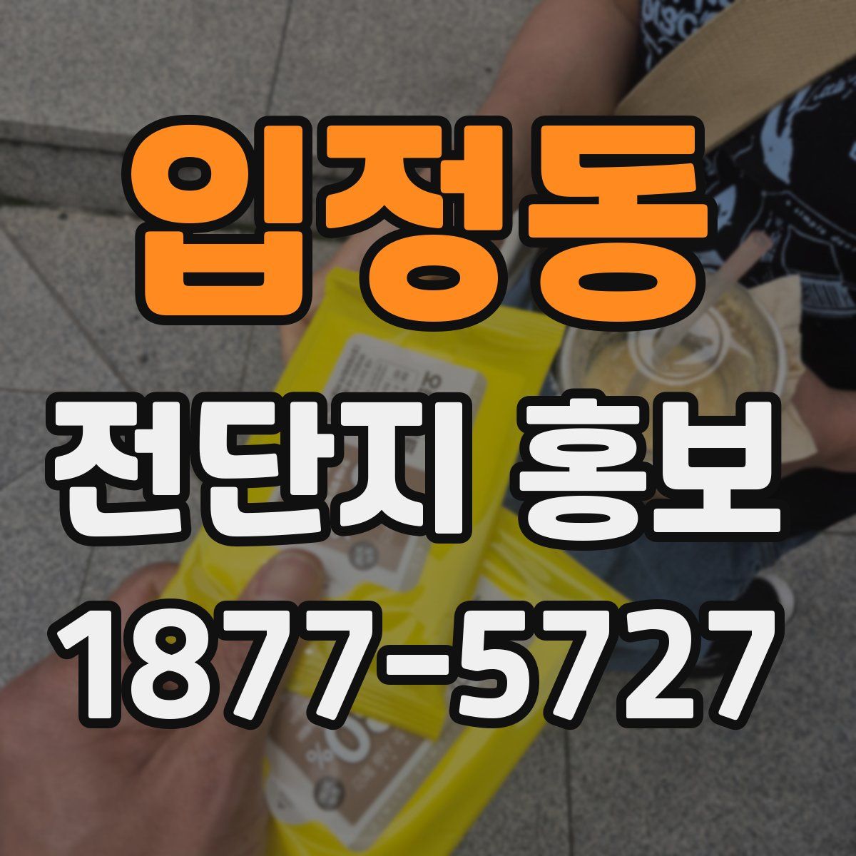 입정동 전단지 홍보