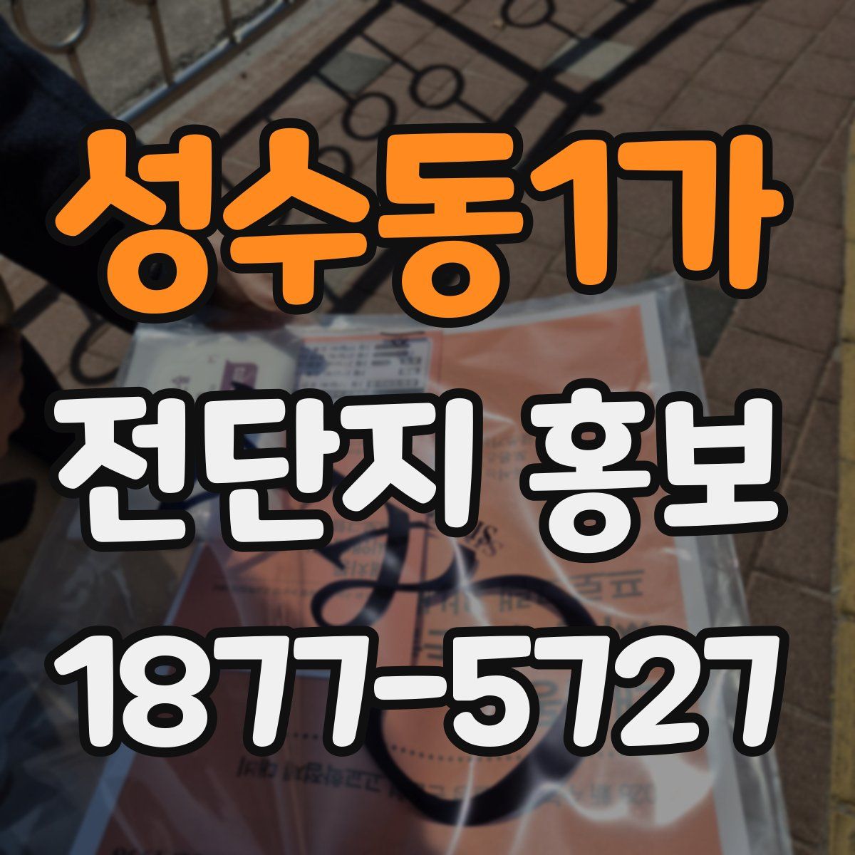 성수동1가 전단지 홍보