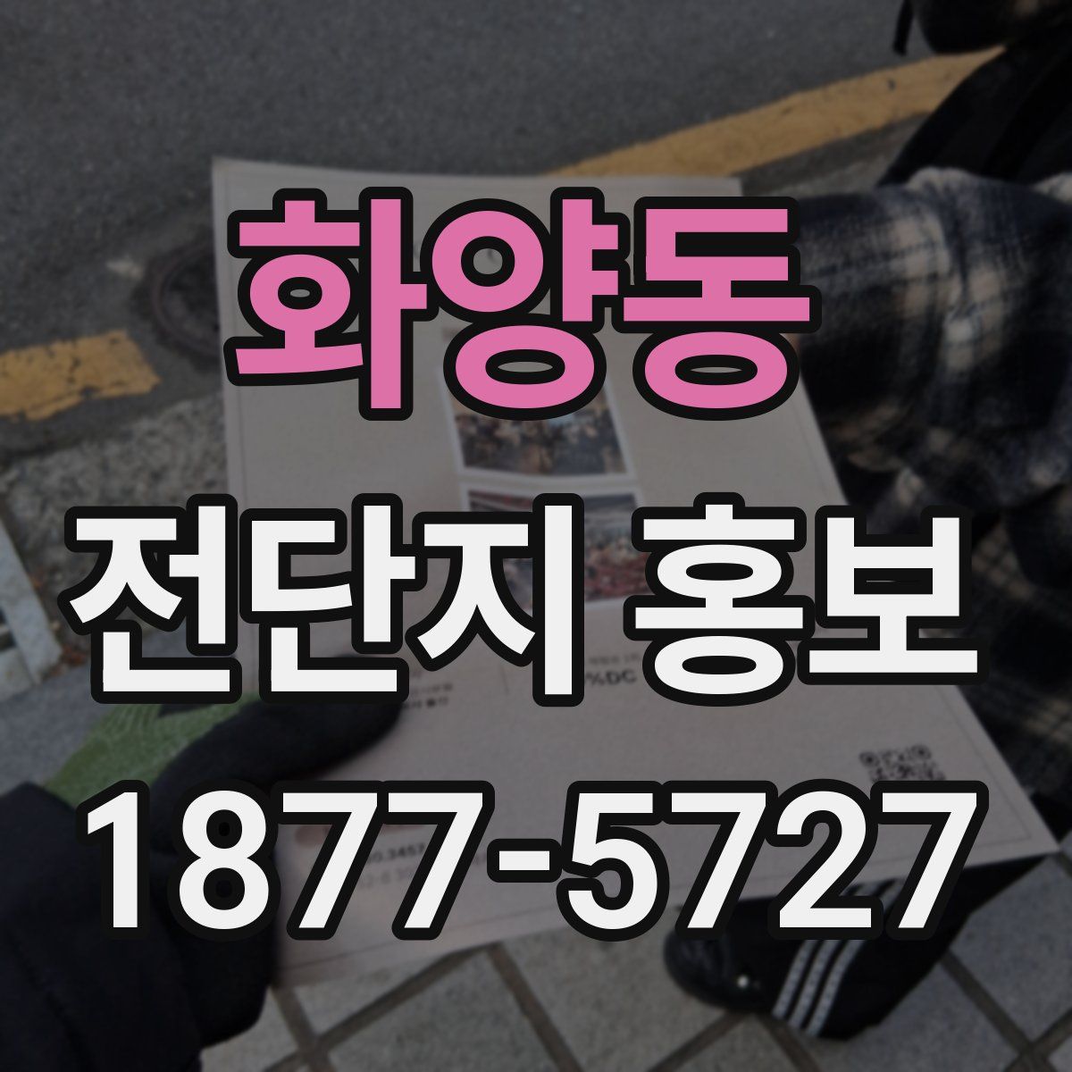 화양동 전단지 홍보