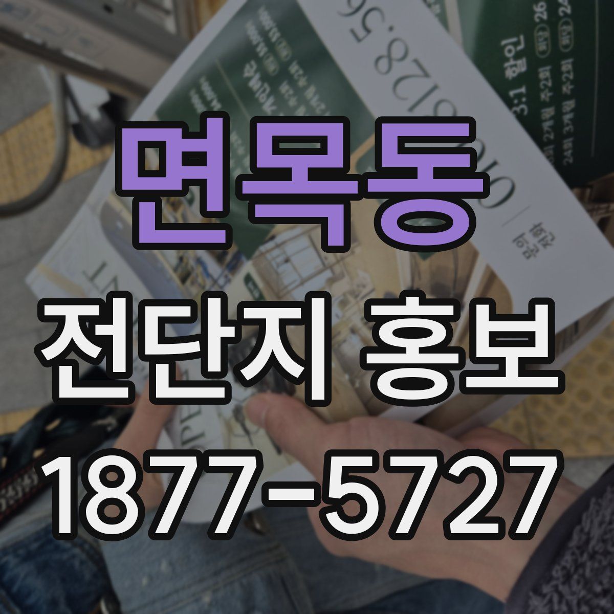면목동 전단지 홍보
