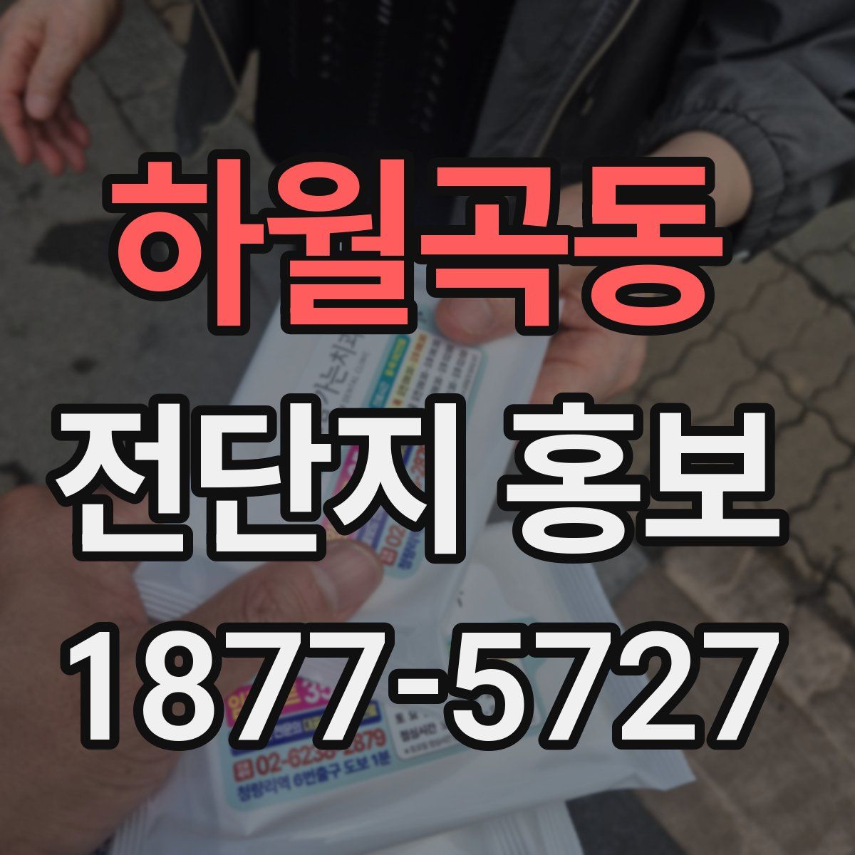 하월곡동 전단지 홍보