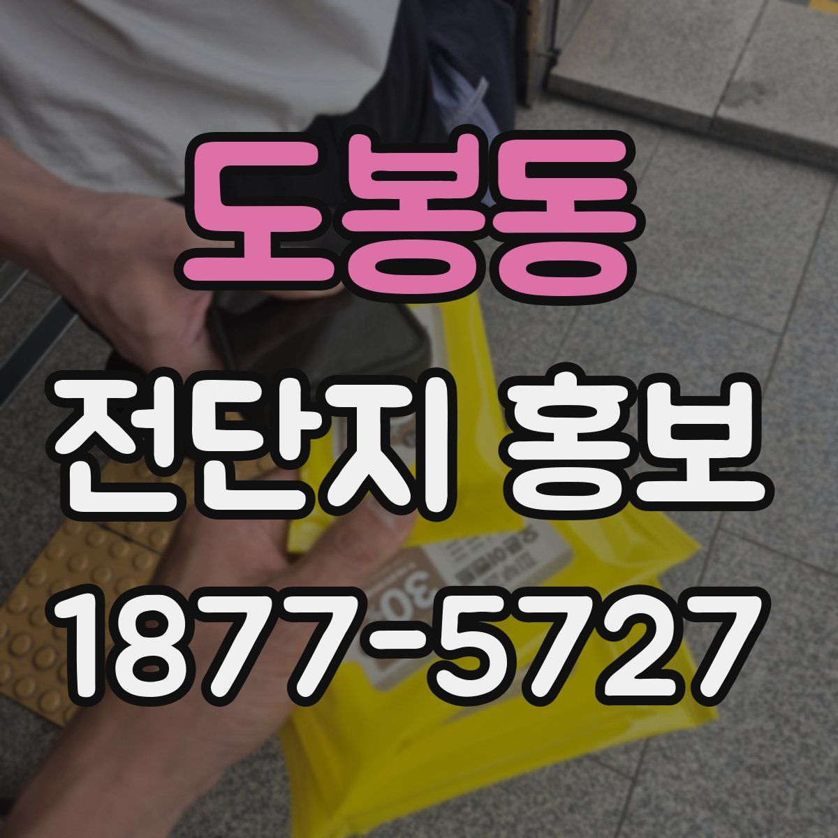 도봉동 전단지 홍보