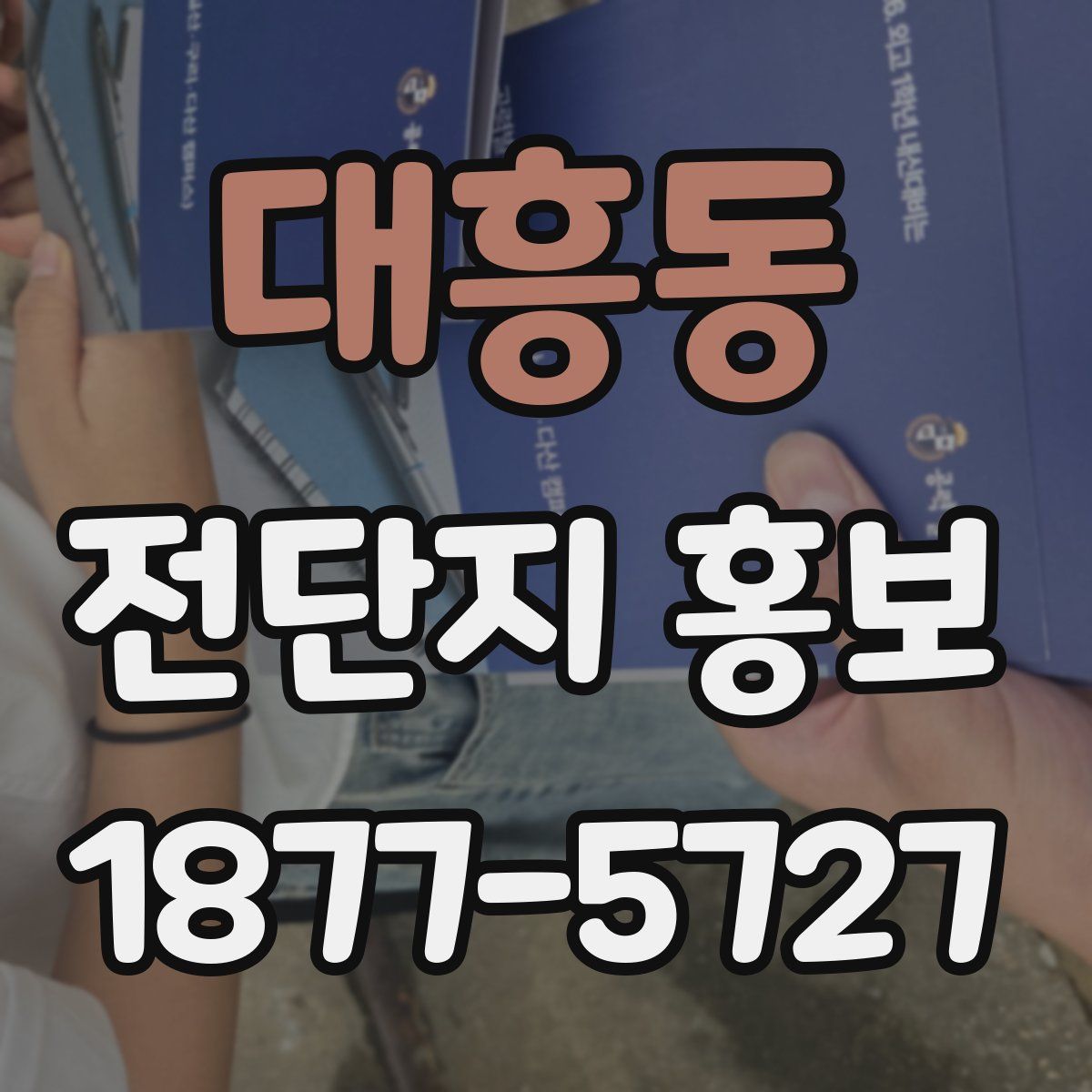 대흥동 전단지 홍보