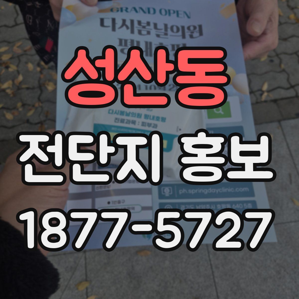 성산동 전단지 홍보
