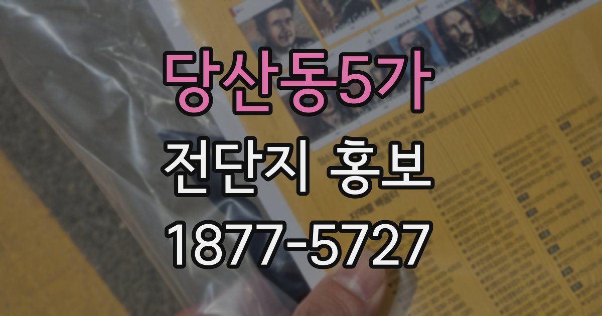 당산동5가 전단지 홍보
