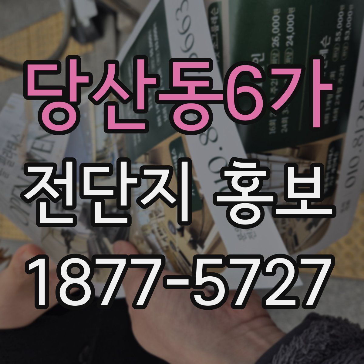 당산동6가 전단지 홍보