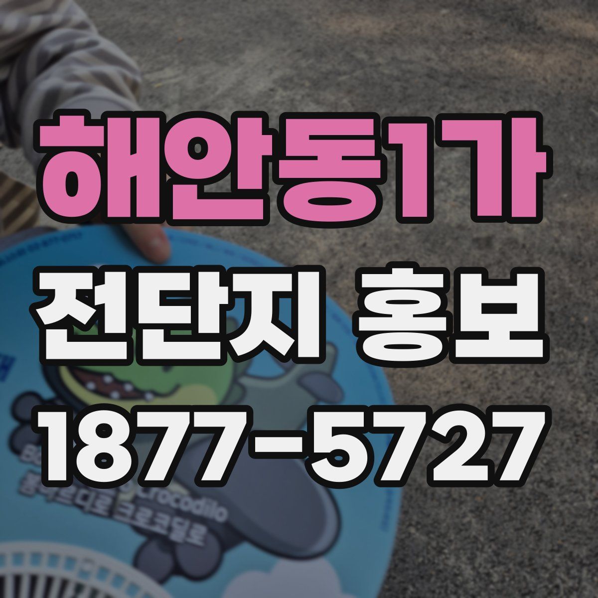 해안동1가 전단지 홍보