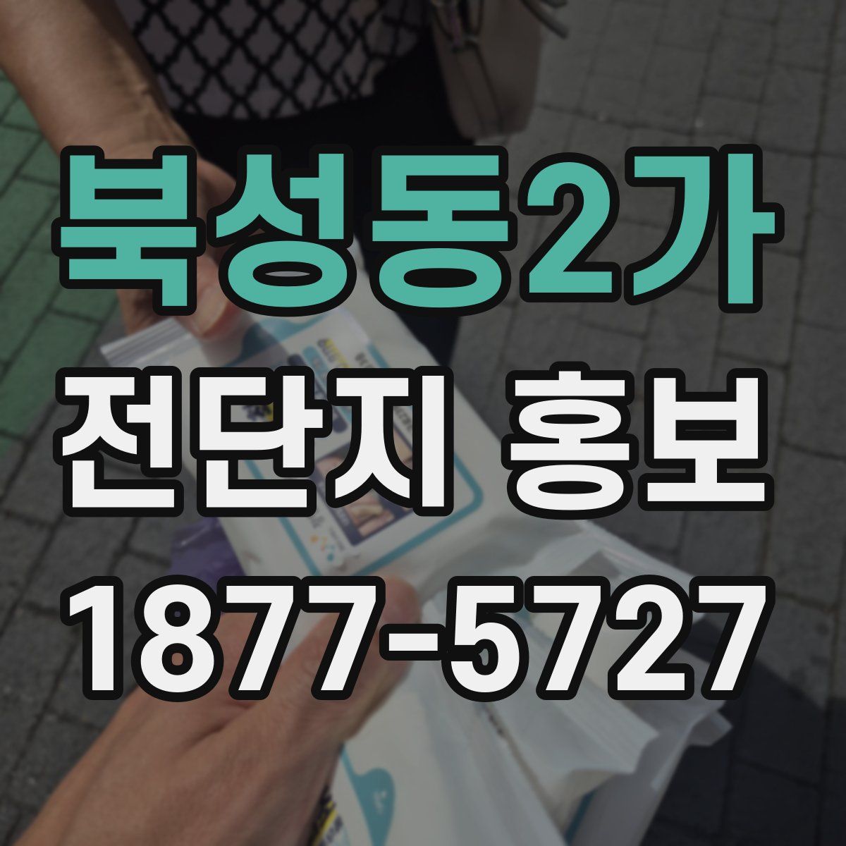 북성동2가 전단지 홍보