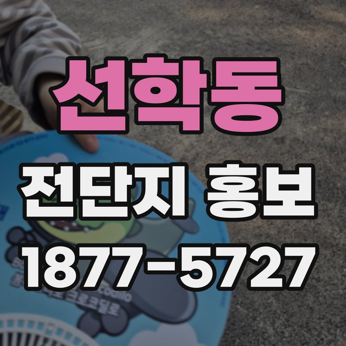 선학동 전단지 홍보