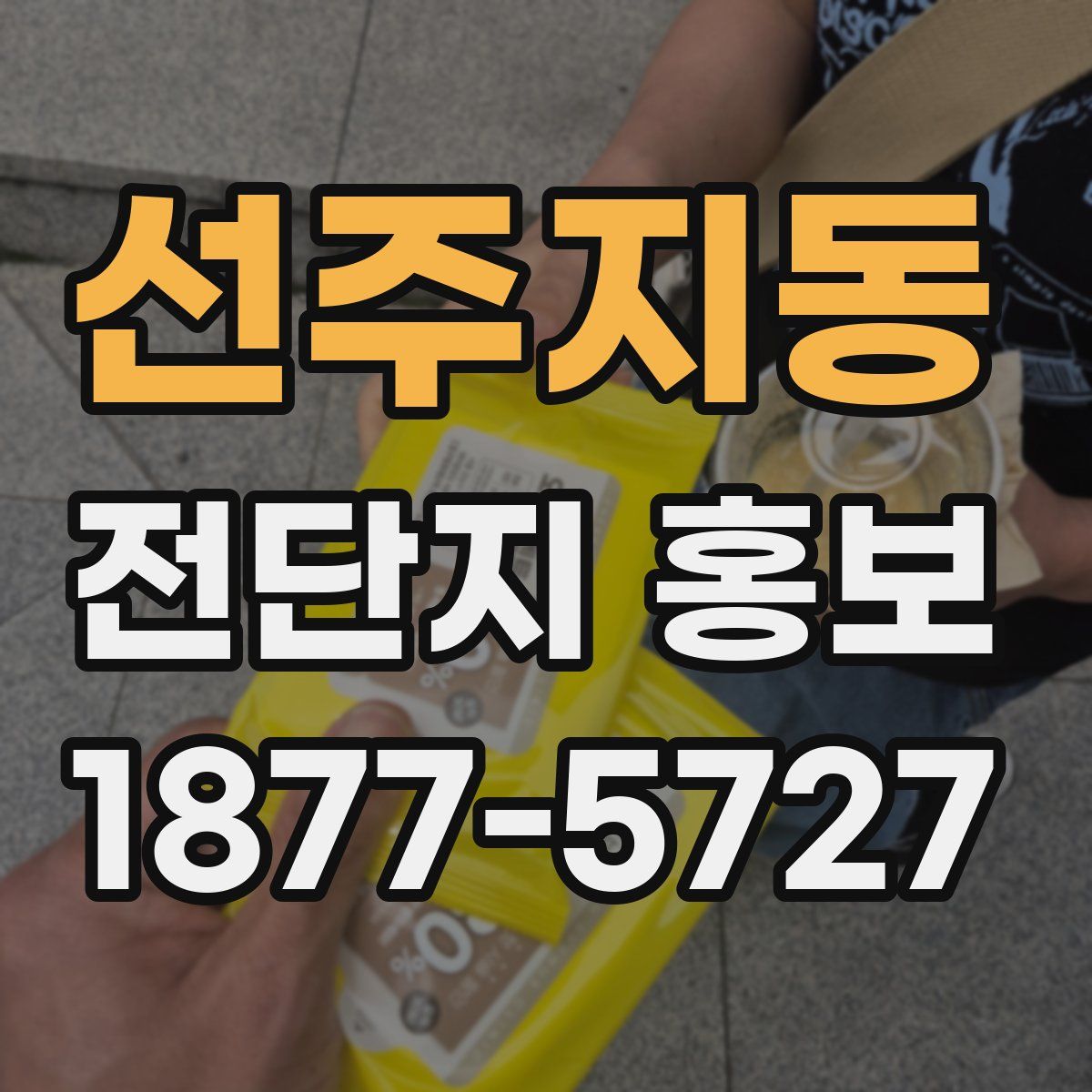 선주지동 전단지 홍보