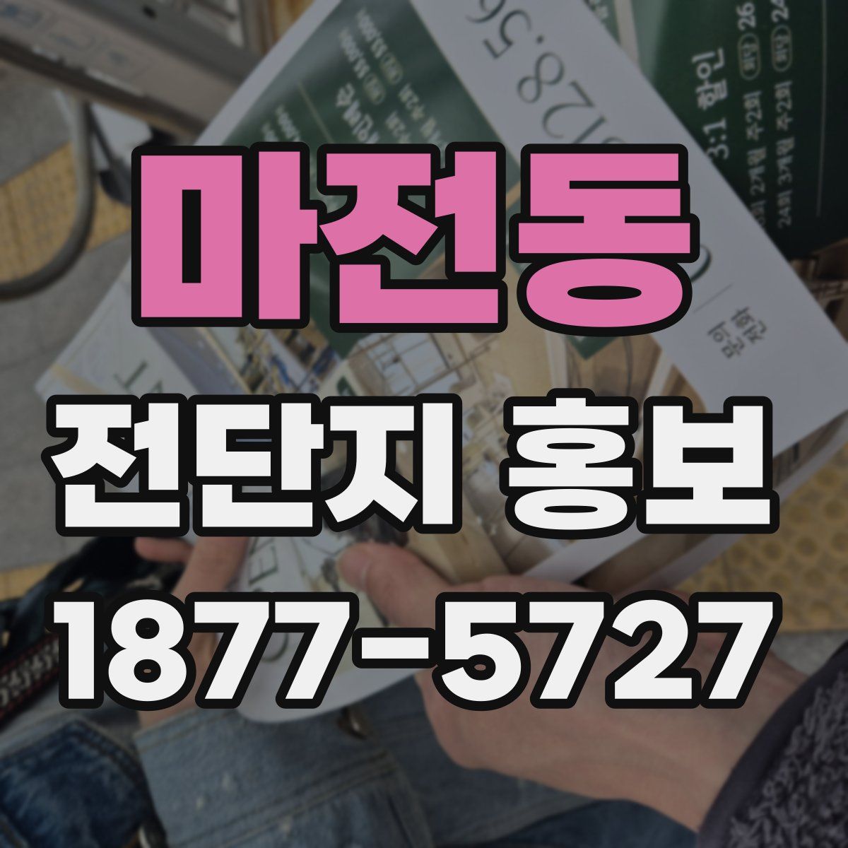 마전동 전단지 홍보