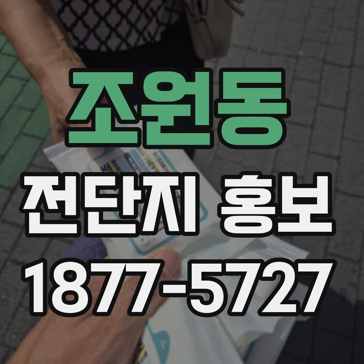 조원동 전단지 홍보