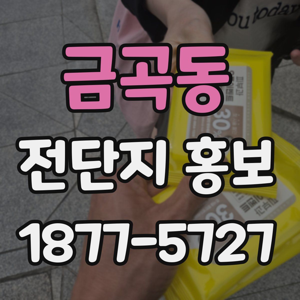 금곡동 전단지 홍보