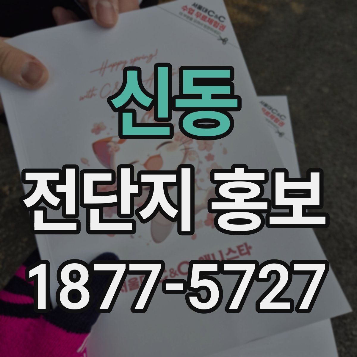 신동 전단지 홍보