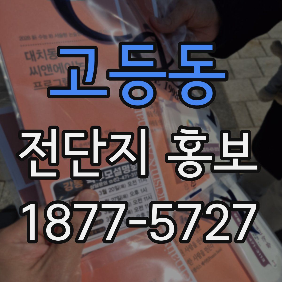 고등동 전단지 홍보