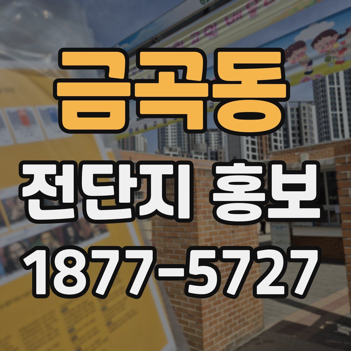 금곡동 전단지 홍보