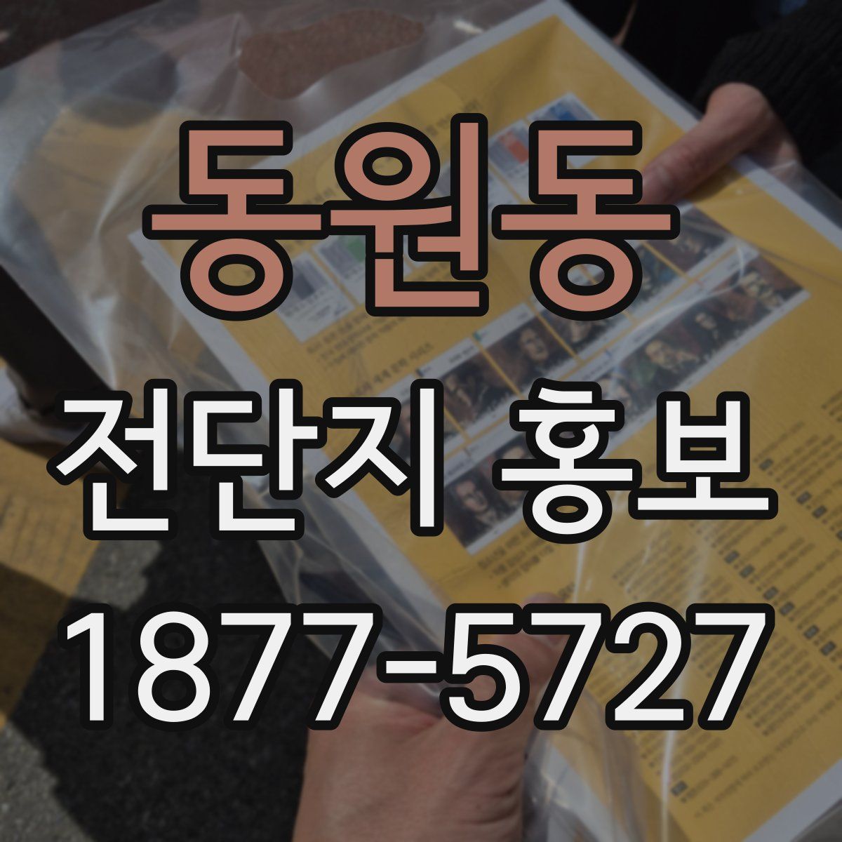 동원동 전단지 홍보