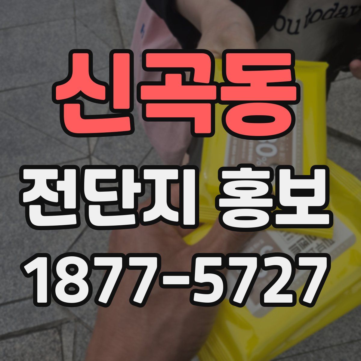 신곡동 전단지 홍보