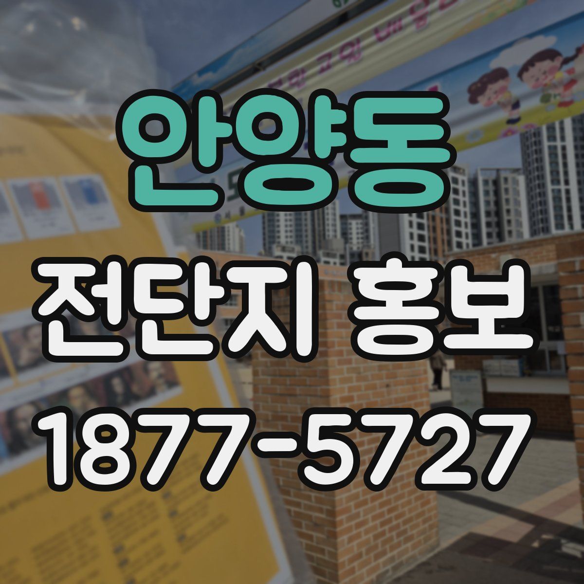 안양동 전단지 홍보