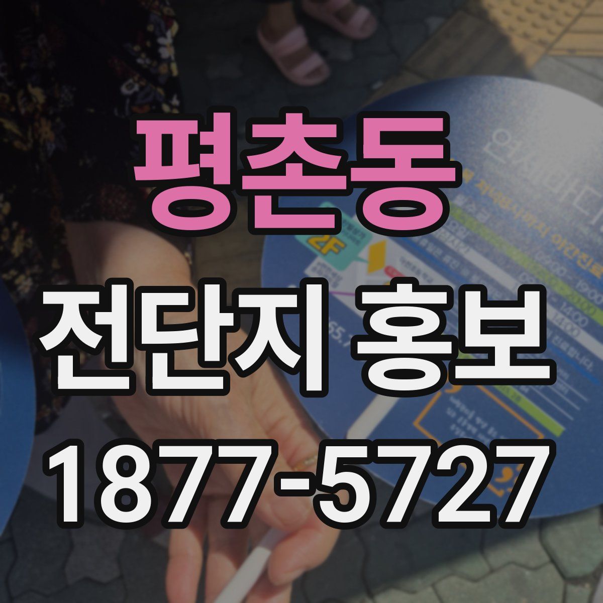 평촌동 전단지 홍보