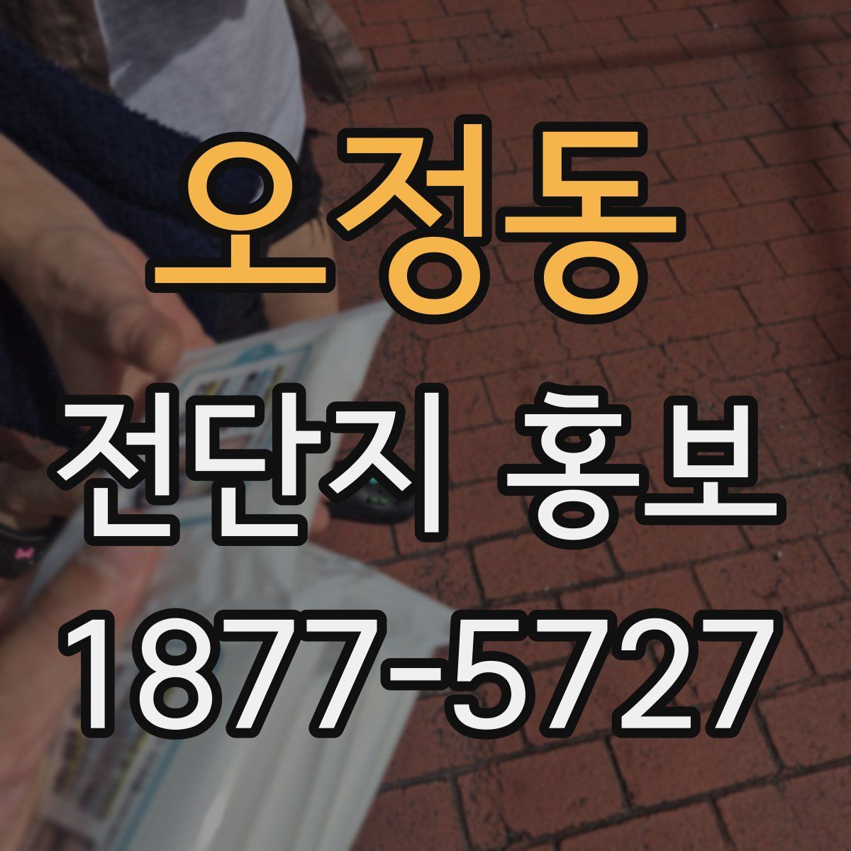 오정동 전단지 홍보