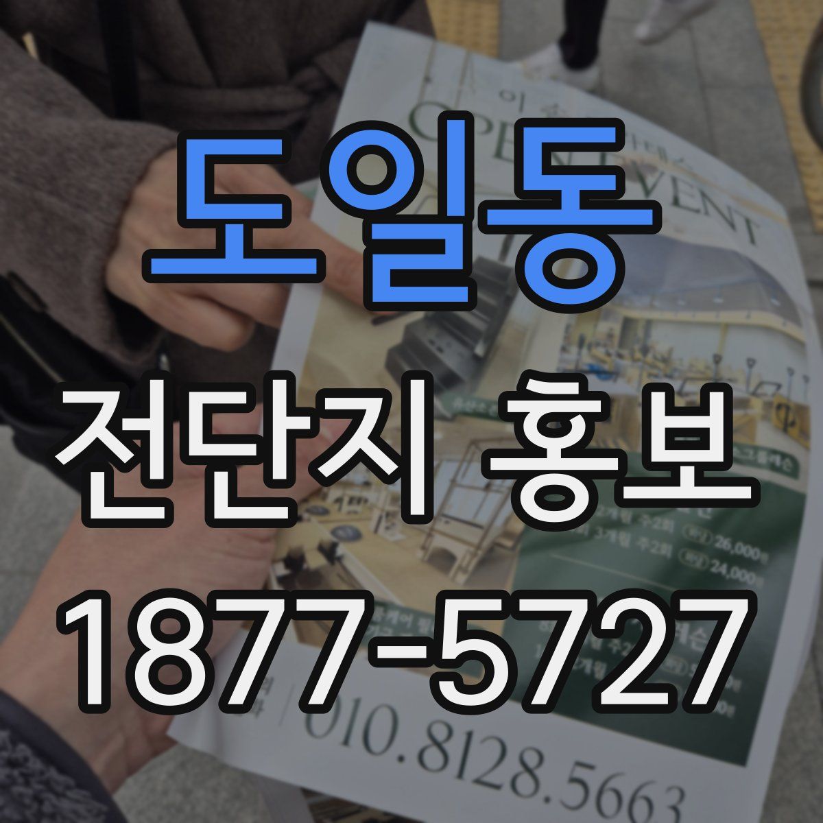 도일동 전단지 홍보
