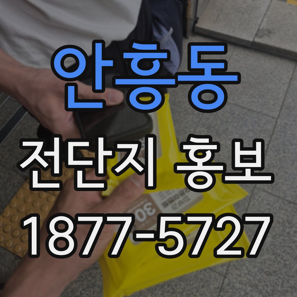 안흥동 전단지 홍보