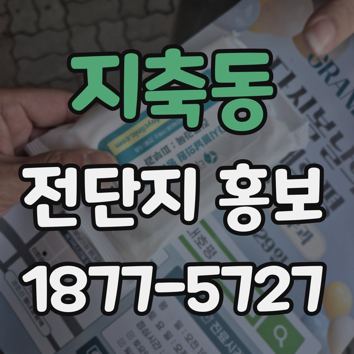 지축동 전단지 홍보