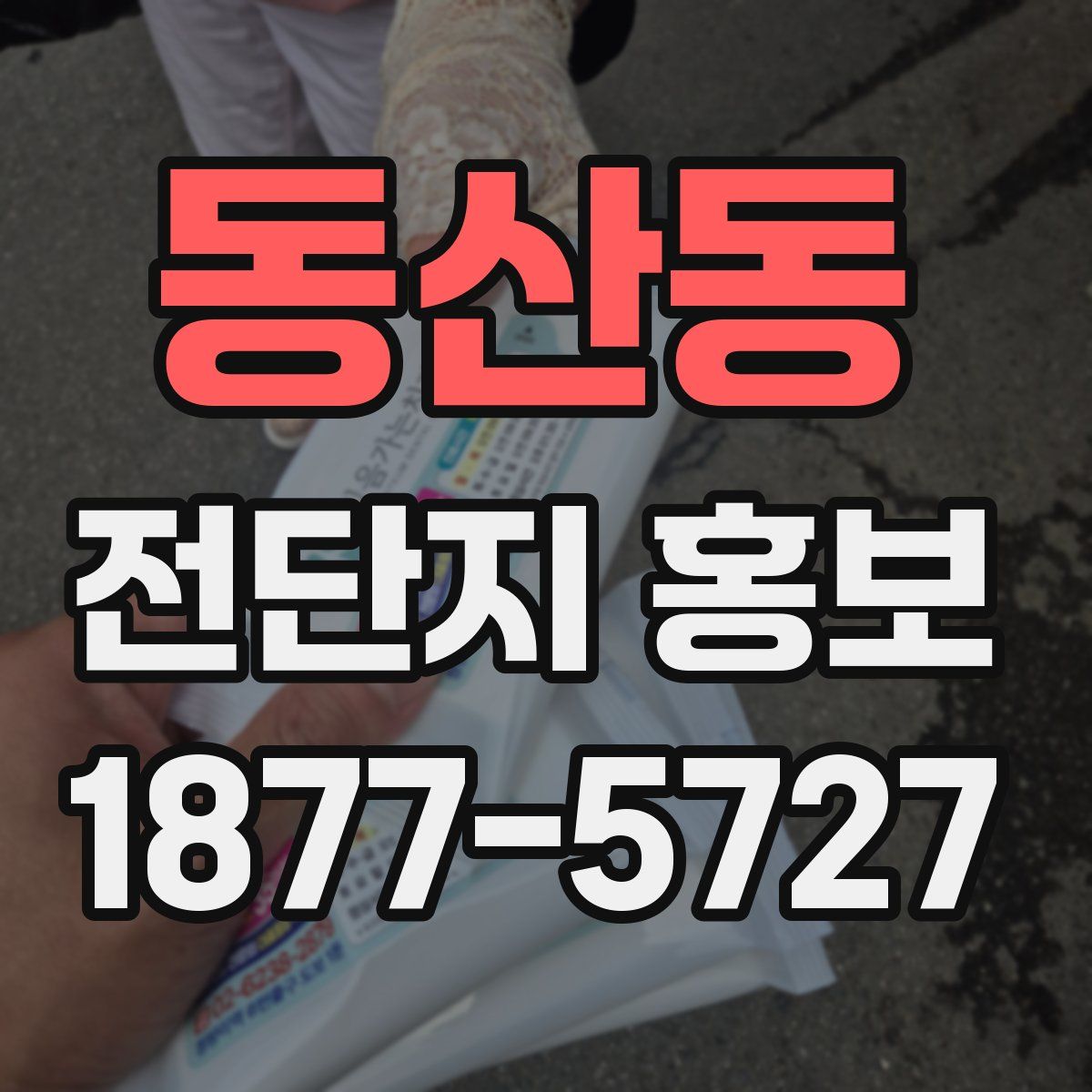 동산동 전단지 홍보