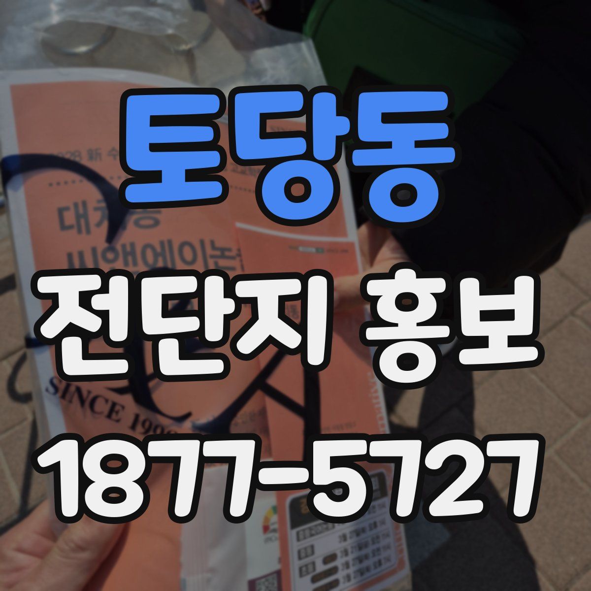 토당동 전단지 홍보