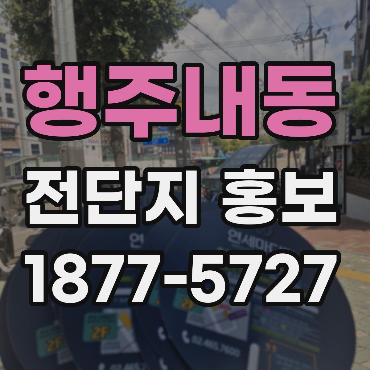 행주내동 전단지 홍보