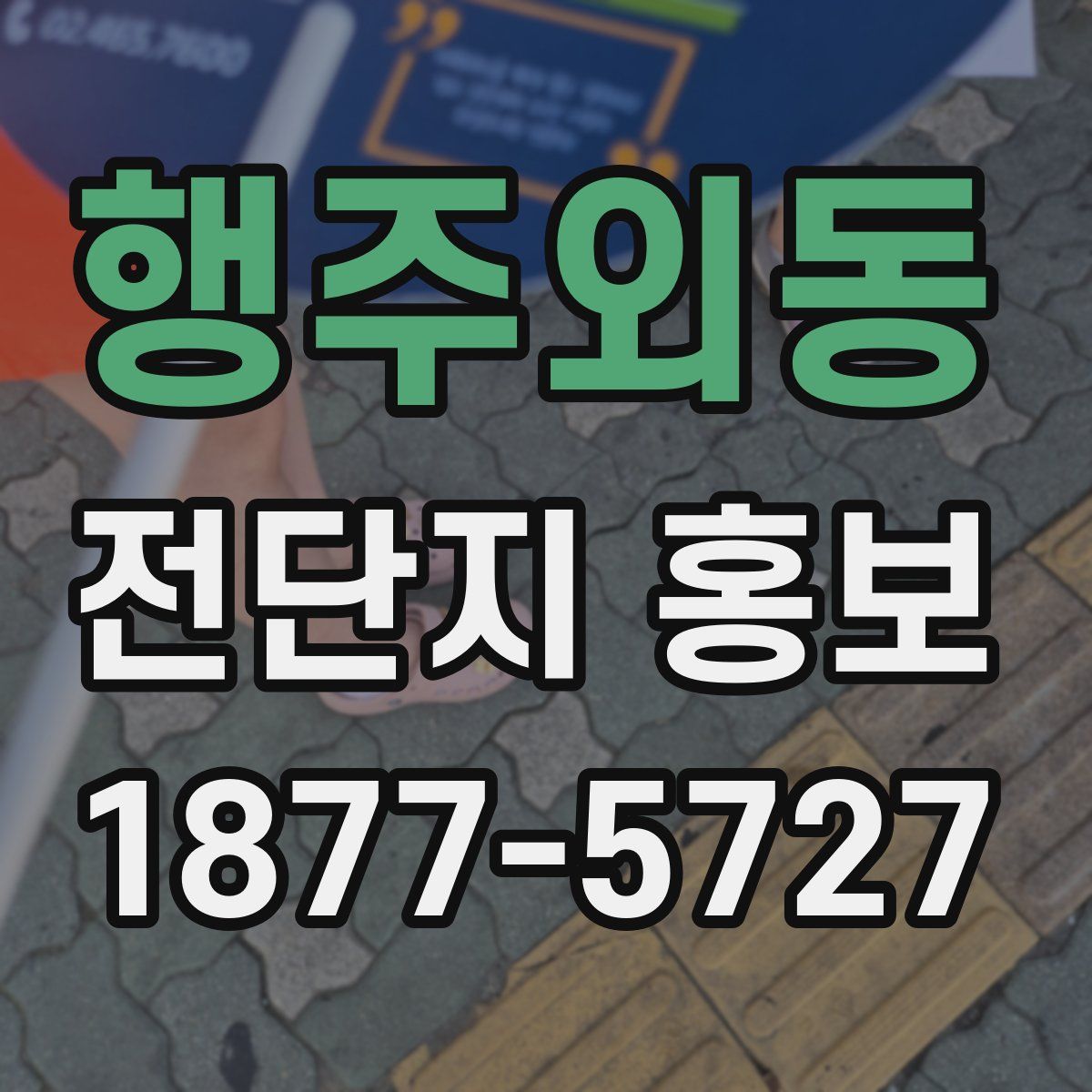 행주외동 전단지 홍보