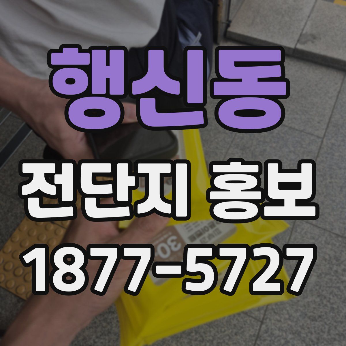 행신동 전단지 홍보