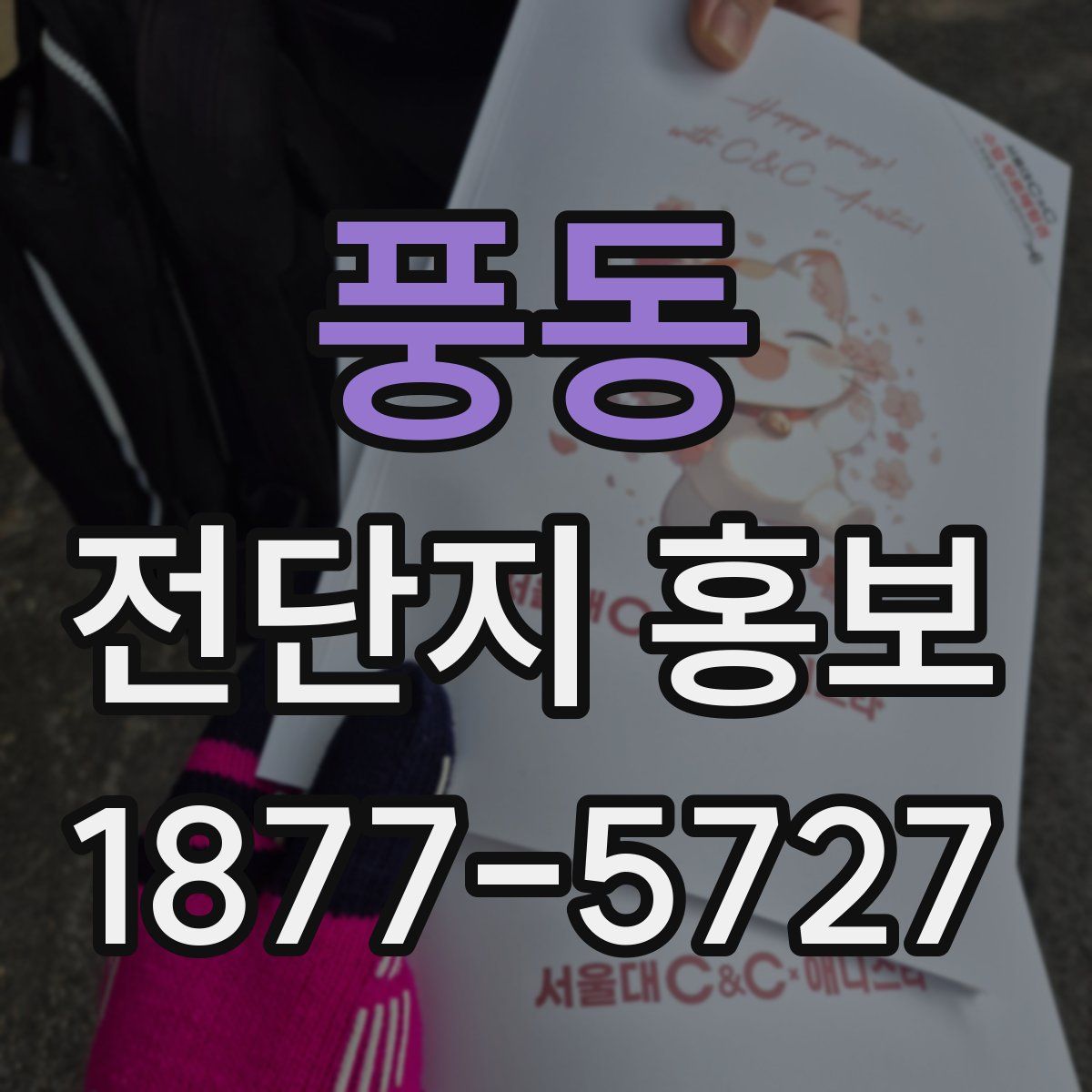 풍동 전단지 홍보