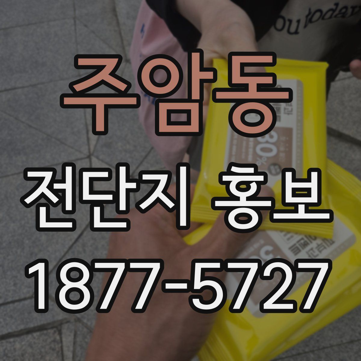 주암동 전단지 홍보