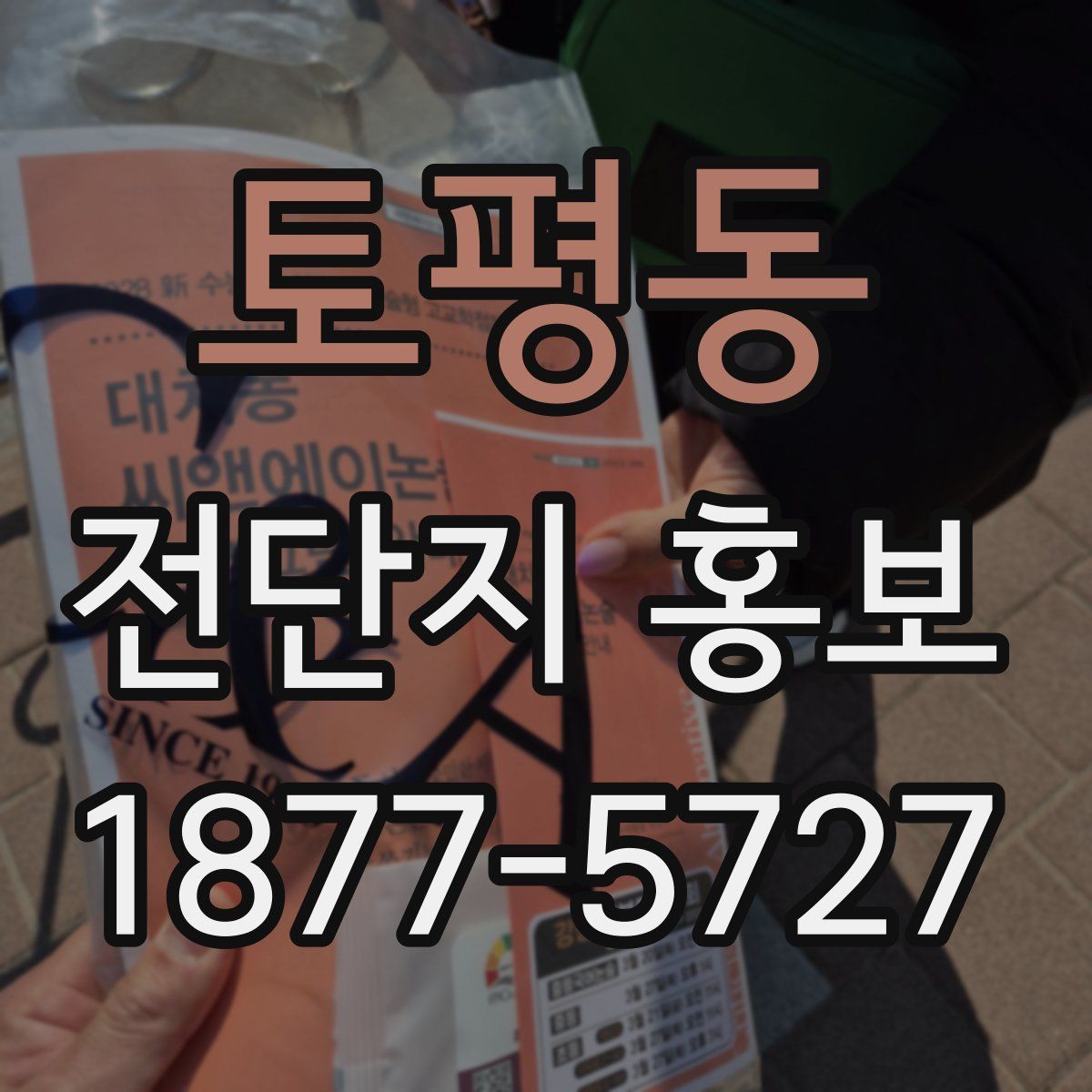 토평동 전단지 홍보