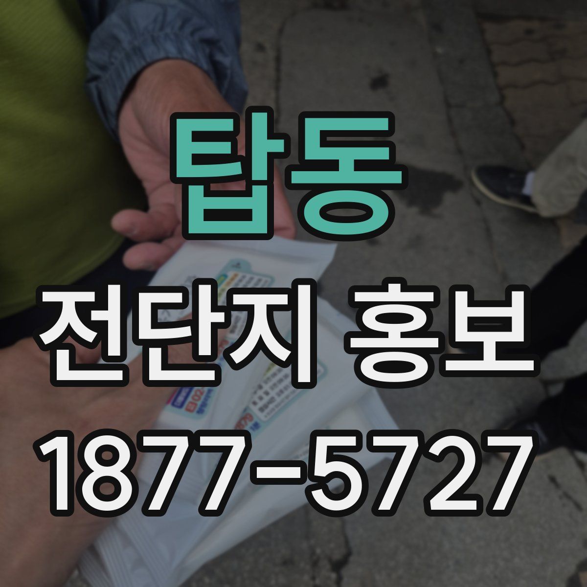 탑동 전단지 홍보