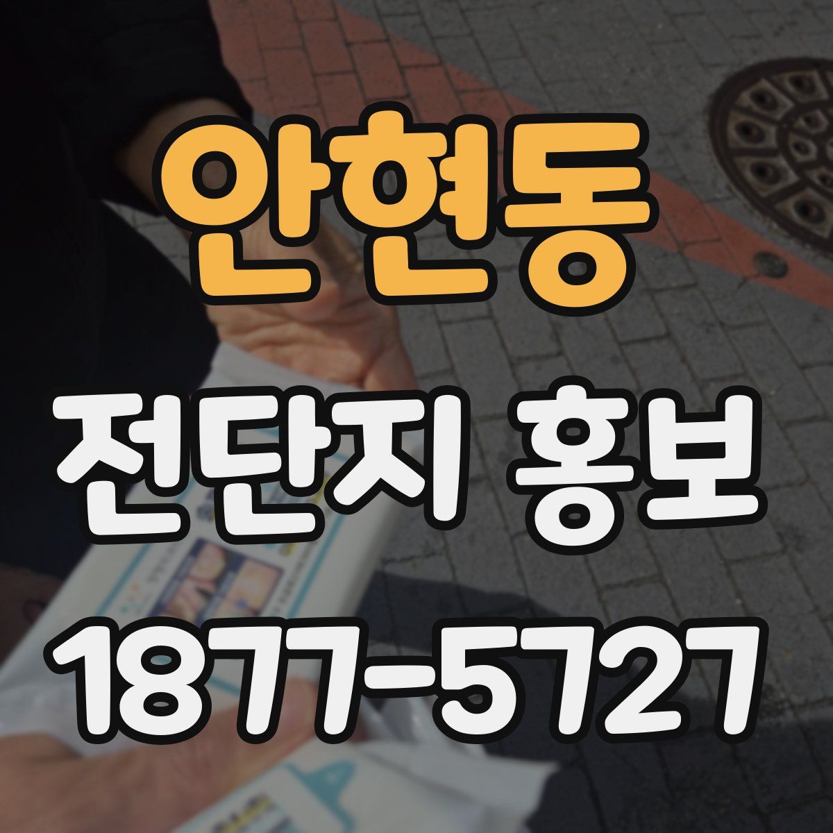 안현동 전단지 홍보