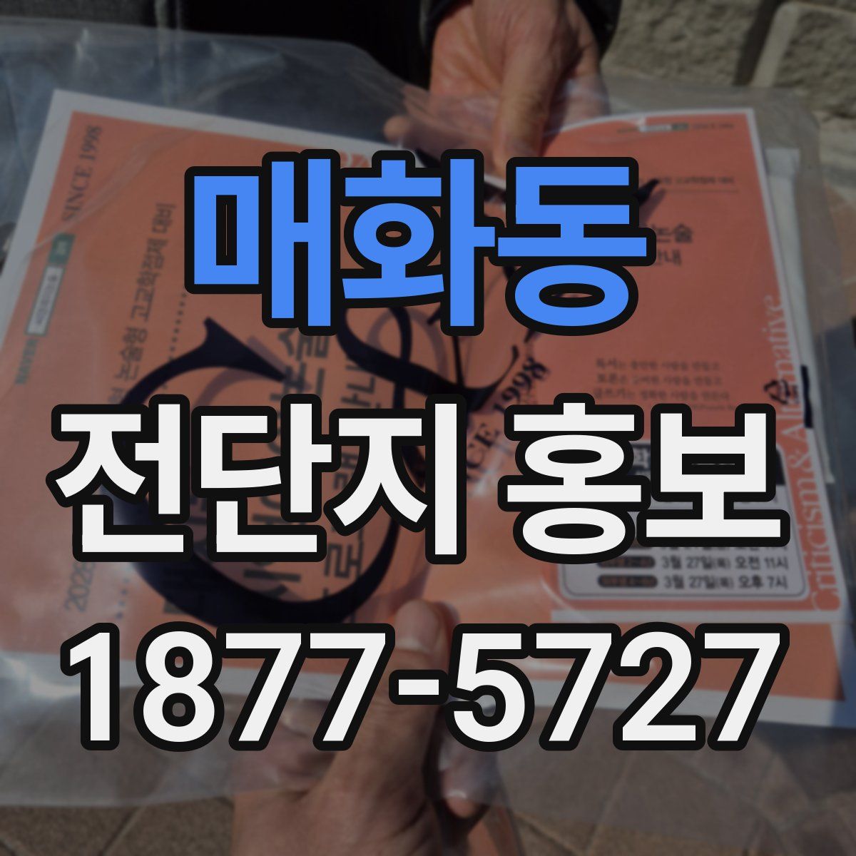 매화동 전단지 홍보