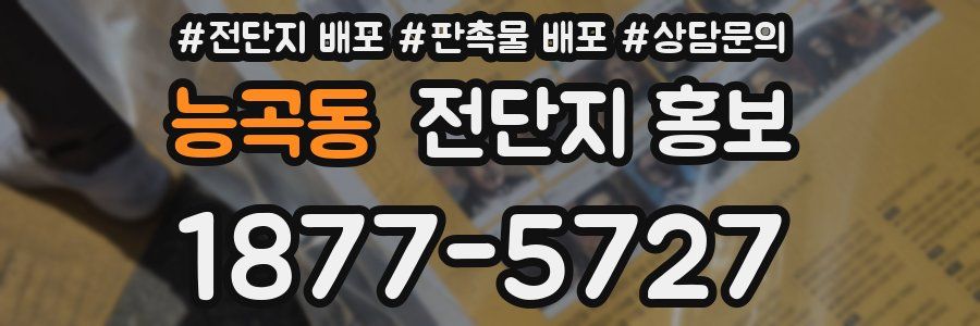 능곡동 전단지 홍보