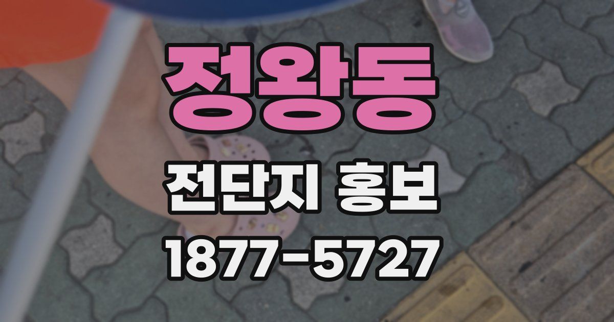 정왕동 전단지 홍보